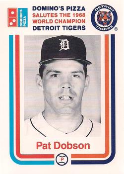 1988 Domino's Detroit Tigers #NNO Pat Dobson Front