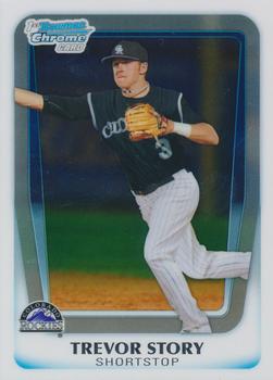 2011 Bowman Draft Picks & Prospects - Chrome Prospects #BDPP84 Trevor Story Front