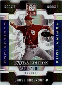 2009 Donruss Elite Extra Edition - Aspirations Die Cut #105 Chase Anderson Front