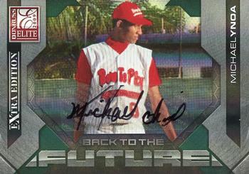 2009 Donruss Elite Extra Edition - Back to the Future Signatures #27 Michael Ynoa Front