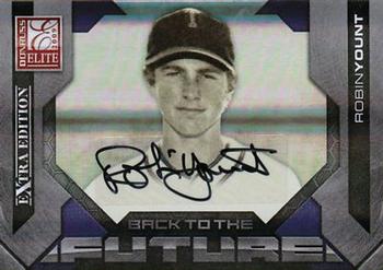 2009 Donruss Elite Extra Edition - Back to the Future Signatures #35 Robin Yount Front