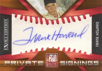 2009 Donruss Elite Extra Edition - Private Signings #9 Frank Howard Front