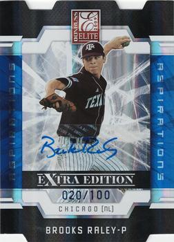 2009 Donruss Elite Extra Edition - Aspirations Signatures Die Cut #47 Brooks Raley Front