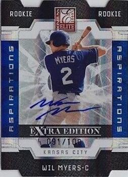 2009 Donruss Elite Extra Edition - Aspirations Signatures Die Cut #62 Wil Myers Front