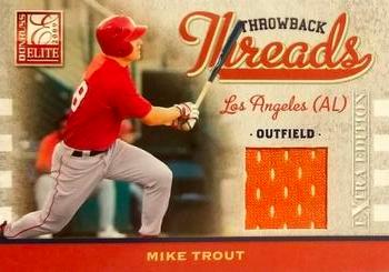 2009 Donruss Elite Extra Edition - Throwback Threads #TT-MT Mike Trout Front