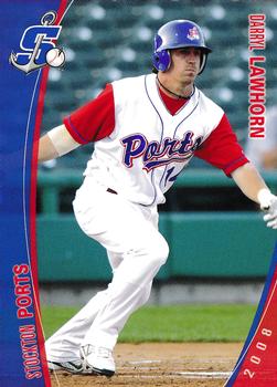 2008 Grandstand Stockton Ports #22 Darryl Lawhorn Front
