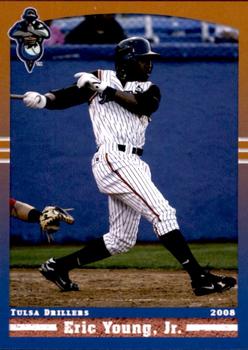 2008 Grandstand Tulsa Drillers #28 Eric Young Jr. Front