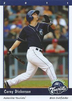 2011 Grandstand Asheville Tourists #NNO Corey Dickerson Front