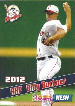 2012 Dunkin' Donuts Pawtucket Red Sox #5 Billy Buckner Front