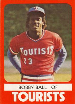 1980 TCMA Asheville Tourists #10 Bobby Ball Front