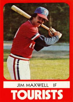 1980 TCMA Asheville Tourists #16 Jim Maxwell Front