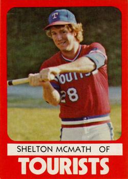 1980 TCMA Asheville Tourists #27 Shelton McMath Front
