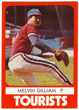 1980 TCMA Asheville Tourists #4 Melvin Gilliam Front