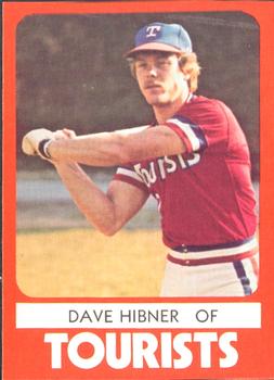 1980 TCMA Asheville Tourists #8 Dave Hibner Front