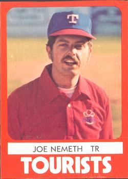 1980 TCMA Asheville Tourists #12 Joe Nemeth Front