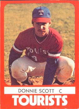 1980 TCMA Asheville Tourists #21 Donnie Scott Front