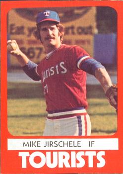1980 TCMA Asheville Tourists #28 Mike Jirschele Front