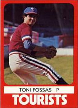 1980 TCMA Asheville Tourists #7 Tony Fossas Front