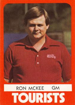 1980 TCMA Asheville Tourists #9 Ron McKee Front