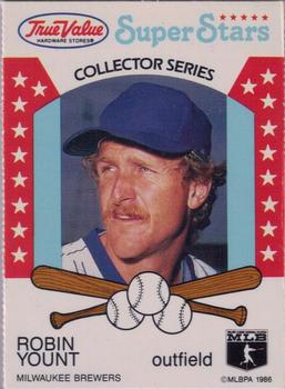 1986 True Value #11 Robin Yount Front