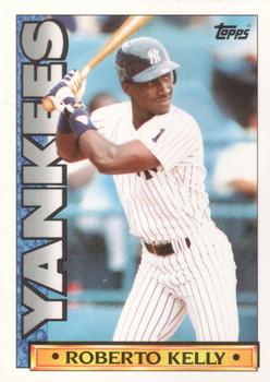 1990 Topps TV New York Yankees #31 Roberto Kelly Front