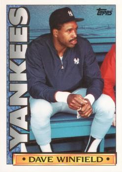 1990 Topps TV New York Yankees #34 Dave Winfield Front