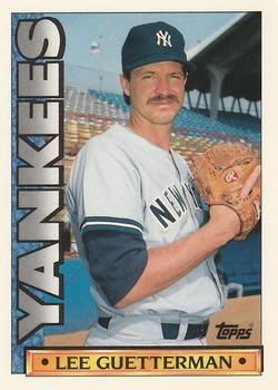 1990 Topps TV New York Yankees #9 Lee Guetterman Front
