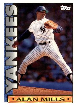 1990 Topps TV New York Yankees #14 Alan Mills Front