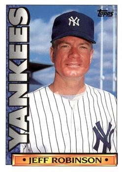 1990 Topps TV New York Yankees #19 Jeff Robinson Front