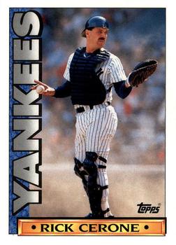 1990 Topps TV New York Yankees #20 Rick Cerone Front