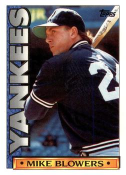 1990 Topps TV New York Yankees #23 Mike Blowers Front