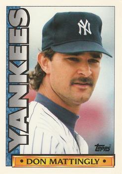1990 Topps TV New York Yankees #25 Don Mattingly Front