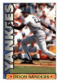 1990 Topps TV New York Yankees #33 Deion Sanders Front