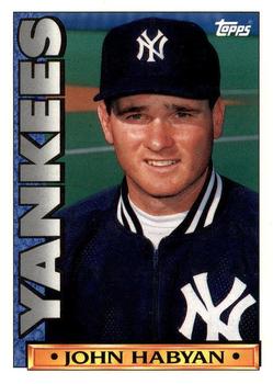 1990 Topps TV New York Yankees #44 John Habyan Front