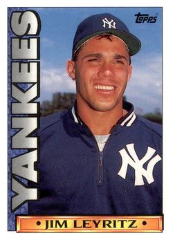 1990 Topps TV New York Yankees #51 Jim Leyritz Front