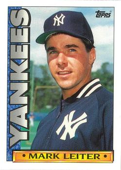 1990 Topps TV New York Yankees #50 Mark Leiter Front