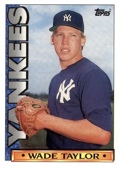 1990 Topps TV New York Yankees #63 Wade Taylor Front