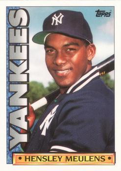 1990 Topps TV New York Yankees #54 Hensley Meulens Front