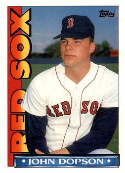 1990 Topps TV Boston Red Sox #9 John Dopson Front