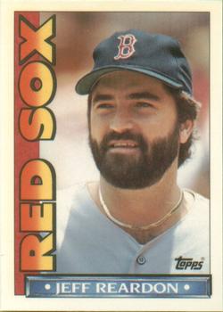 1990 Topps TV Boston Red Sox #15 Jeff Reardon Front