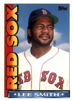 1990 Topps TV Boston Red Sox #17 Lee Smith Front