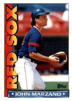 1990 Topps TV Boston Red Sox #19 John Marzano Front