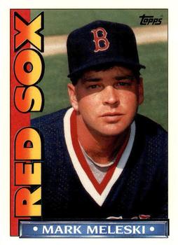 1990 Topps TV Boston Red Sox #35 Mark Meleski Front