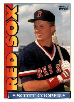 1990 Topps TV Boston Red Sox #39 Scott Cooper Front
