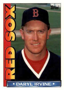 1990 Topps TV Boston Red Sox #46 Daryl Irvine Front