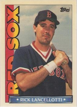 1990 Topps TV Boston Red Sox #48 Rick Lancellotti Front