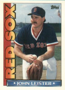 1990 Topps TV Boston Red Sox #49 John Leister Front