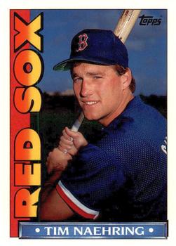 1990 Topps TV Boston Red Sox #54 Tim Naehring Front