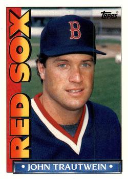 1990 Topps TV Boston Red Sox #62 John Trautwein Front