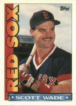 1990 Topps TV Boston Red Sox #65 Scott Wade Front